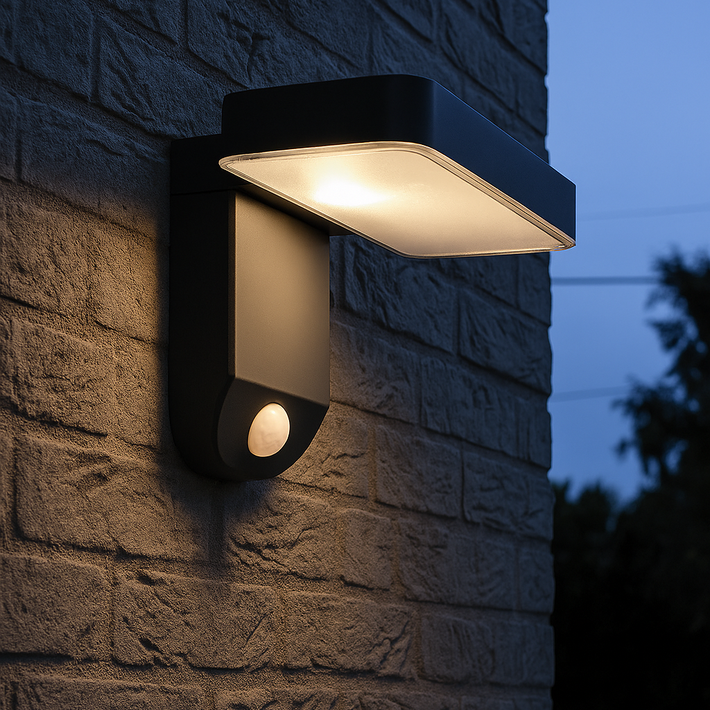 Aplica solara de exterior ESQUEL cu senzor de miscare, IP44, antracit