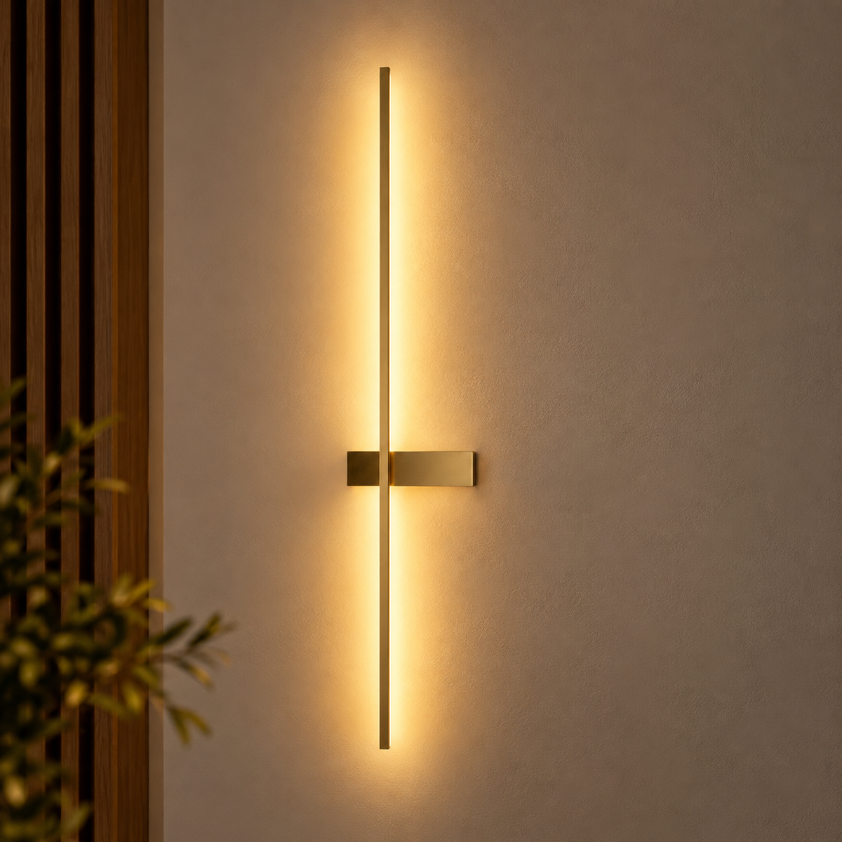 Aplica LED ARCO Gold 90cm CCT Echivalent 150W Premium