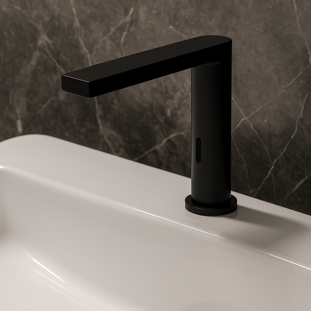 Baterie De Lavoar Cu Senzor Finisaj Negru Mat TouchFlow II