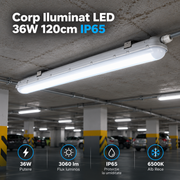 Corp Iluminat LED 36W 120cm IP65 Exterior