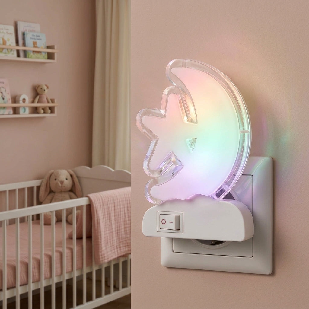 Lampa de Veghe LED Dream Moon 0.4W Multicolor