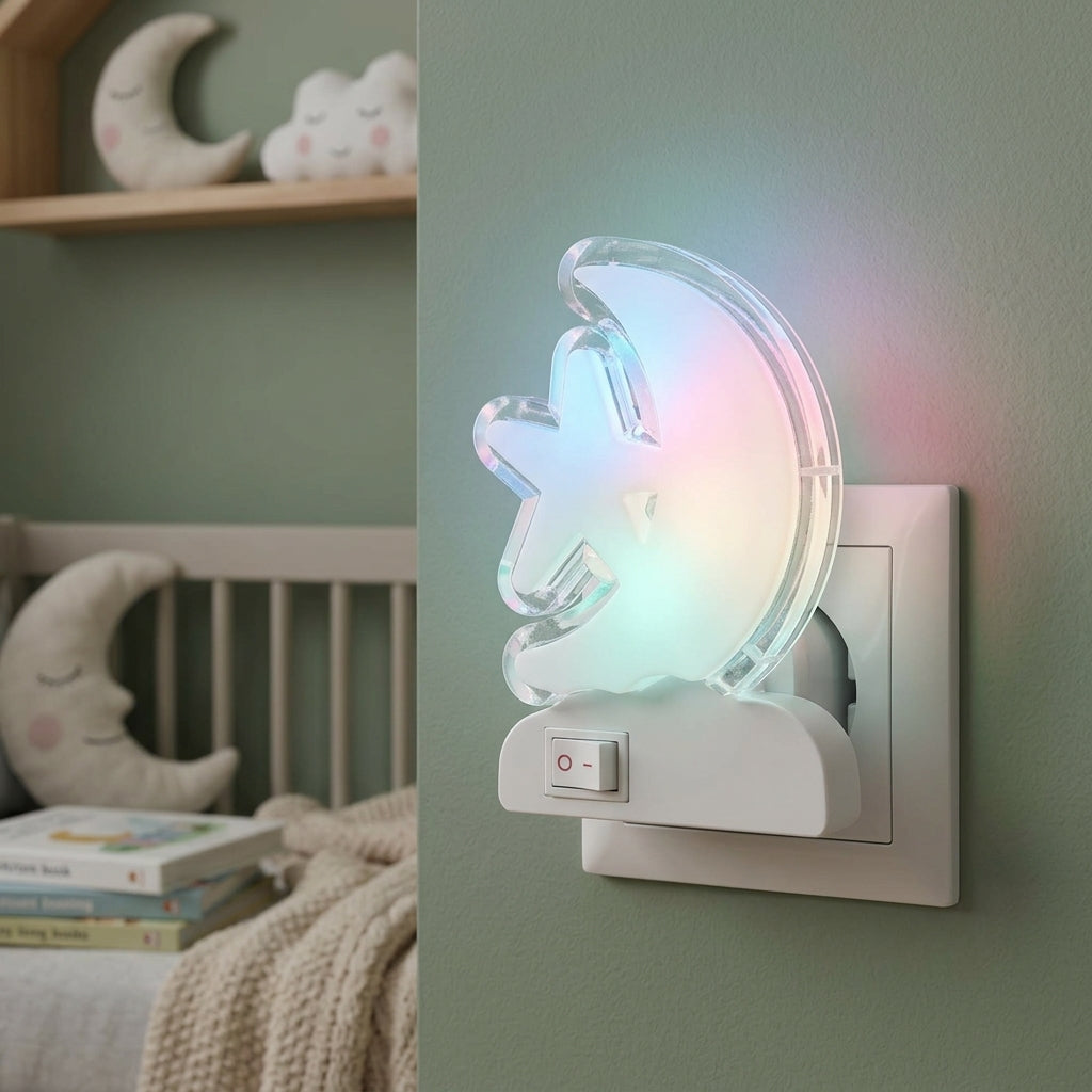 Lampa de Veghe LED Dream Moon 0.4W Multicolor