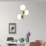 Pendul DIONIS Gold Abajur Mat 3xE27