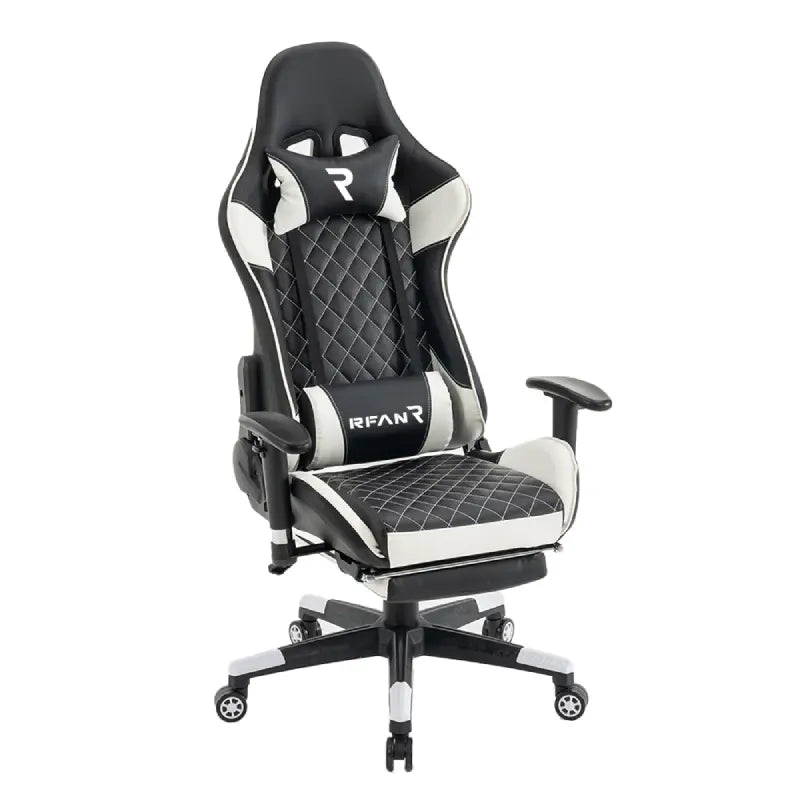 Scaun de Gaming, GalacticGlide, Black-White WF-6039