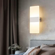 Aplica LED Perete 12W SUBLIME Square SILVER