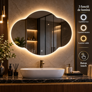 Oglinda LED FRAMELESS SELENE 80x60CM 3 Lumini si Touch