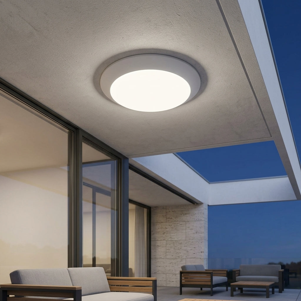 Plafoniera Exterior 1xE27 NAPOLI IP65 White