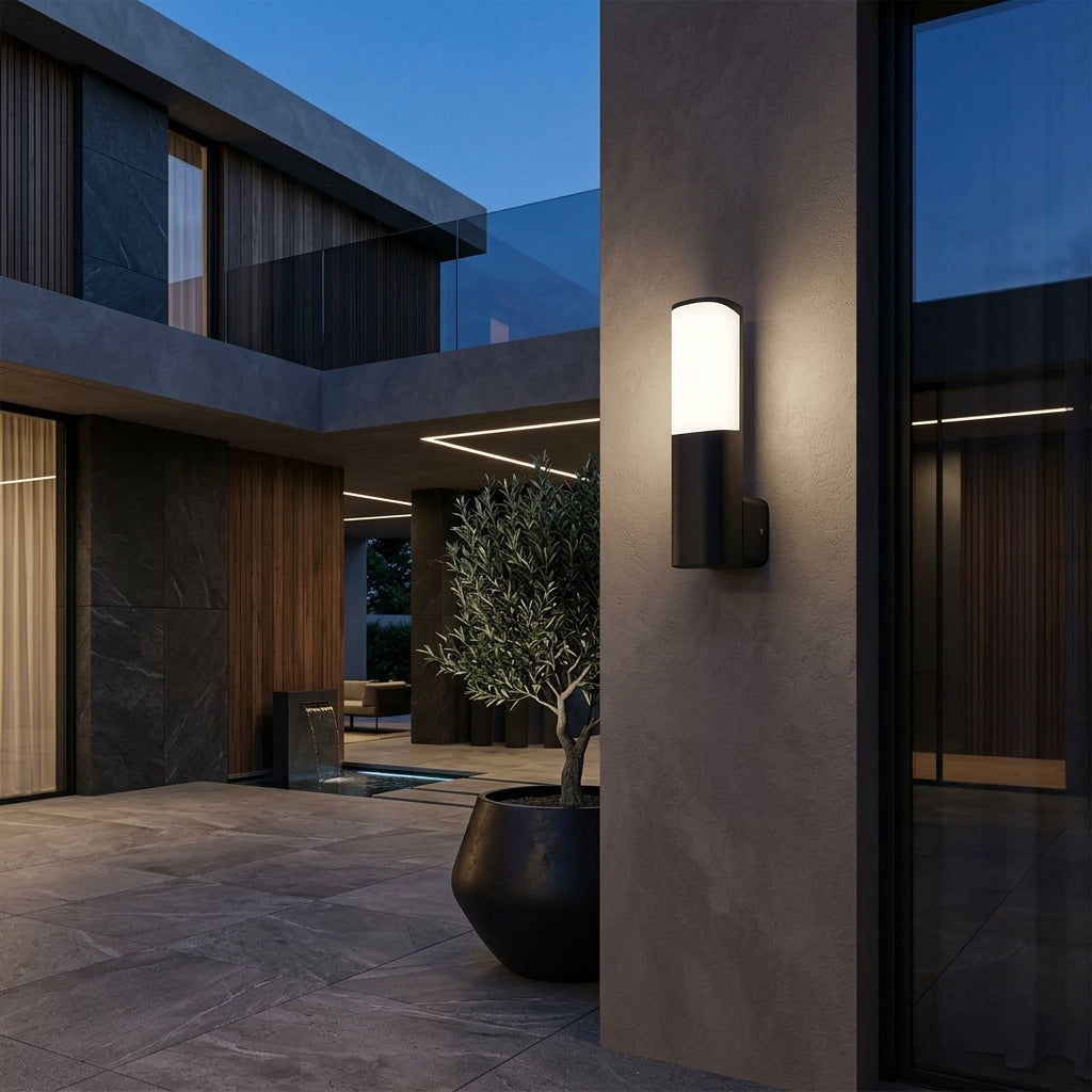 Aplica LED Exterior TARUS Lumina Calda 7W Neagra