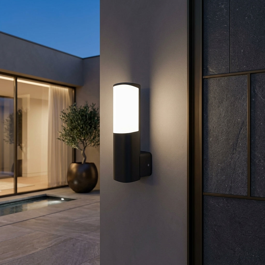 Aplica LED Exterior TARUS Lumina Calda 7W Neagra