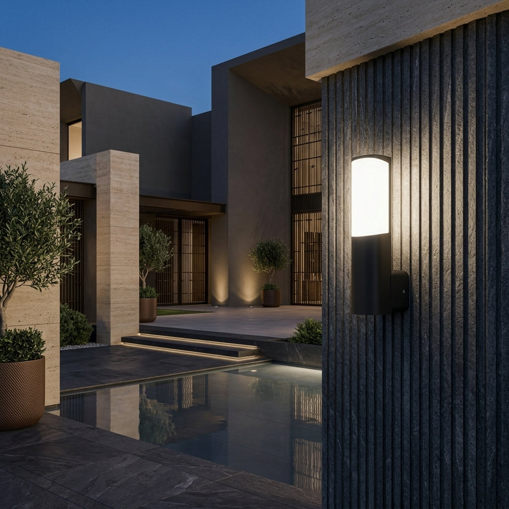 Aplica LED Exterior TARUS Lumina Calda 7W Neagra