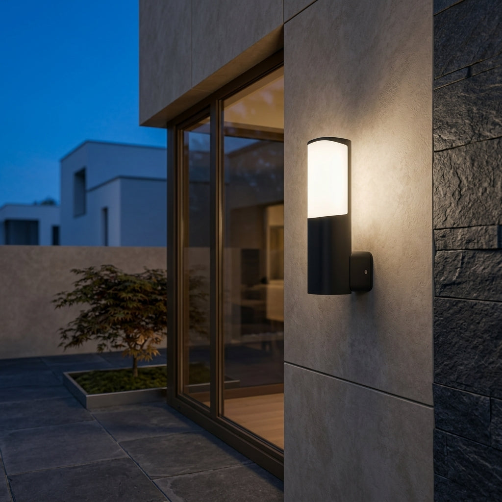 Aplica LED Exterior TARUS Lumina Calda 7W Neagra