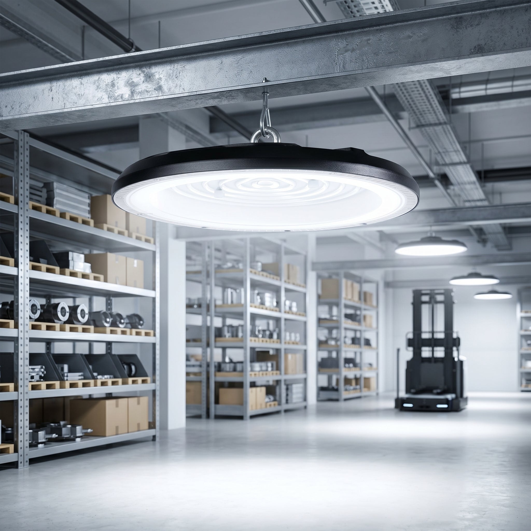 Lampa LED Industriala High Bay 100W 6500K IP65 Ø235mm