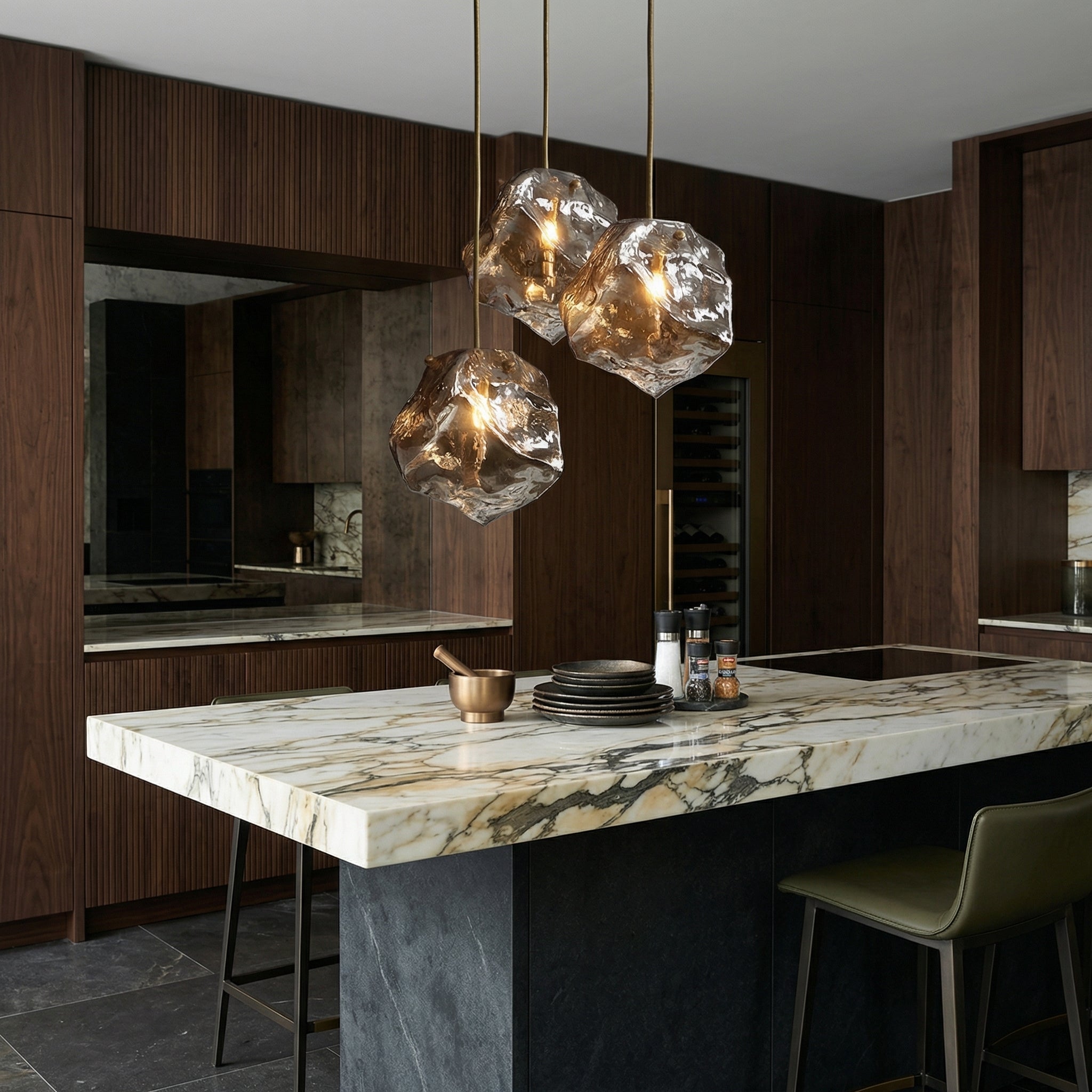 Lustra Suspendata KIRA 5xE14 Black TT1002-3