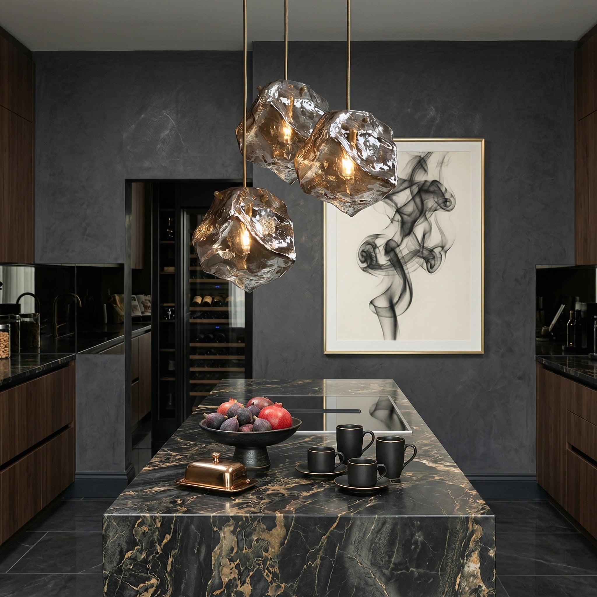 Lustra Suspendata KIRA 5xE14 Black TT1002-3