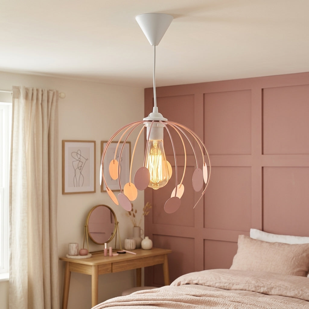 Pendul PERI DRIP Pink 1xE27 70CM