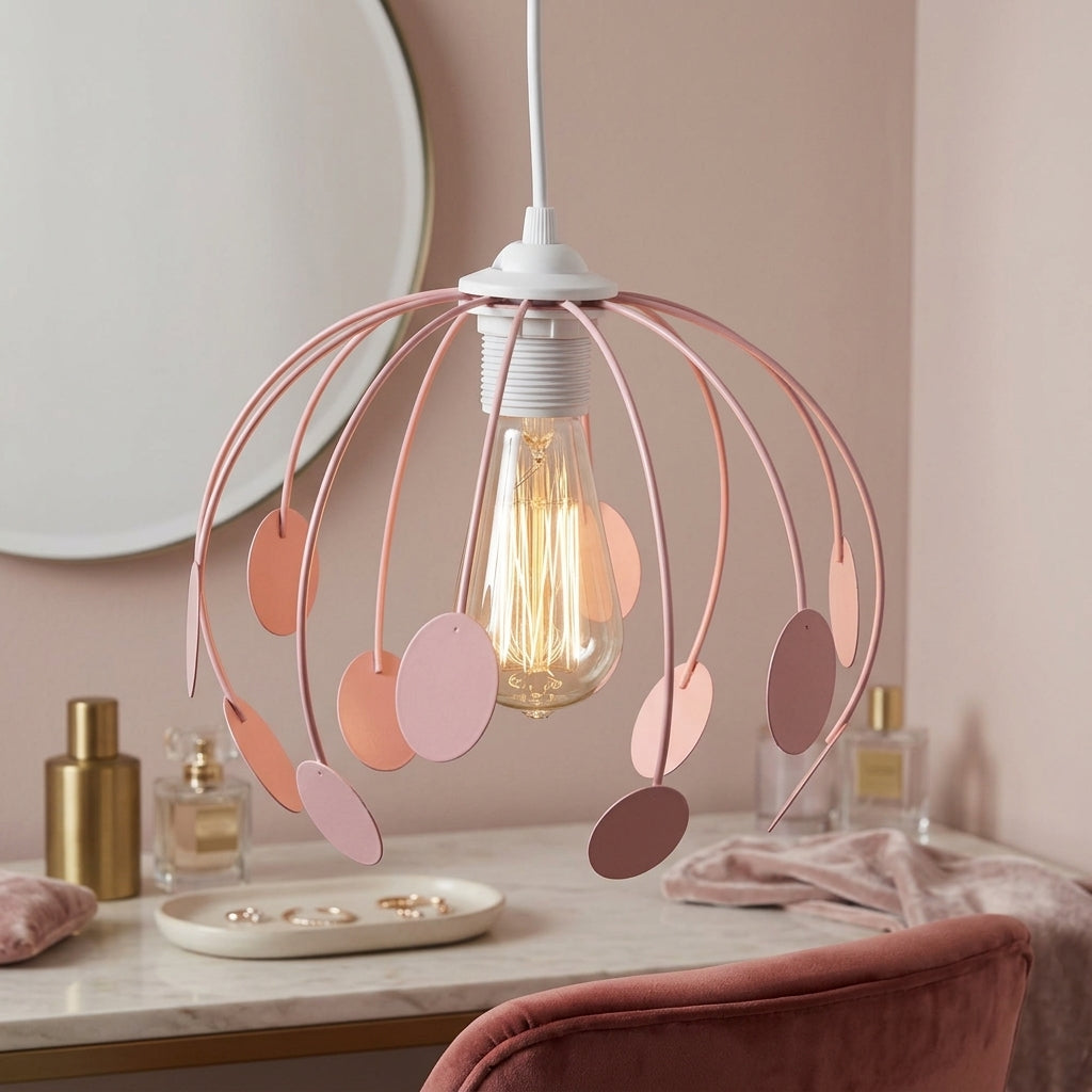 Pendul PERI DRIP Pink 1xE27 70CM