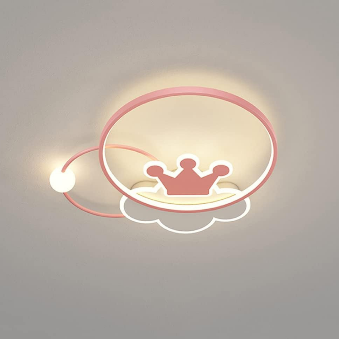 Lustra LED 110W Pink Majesty Telecomanda Echivalent 300W