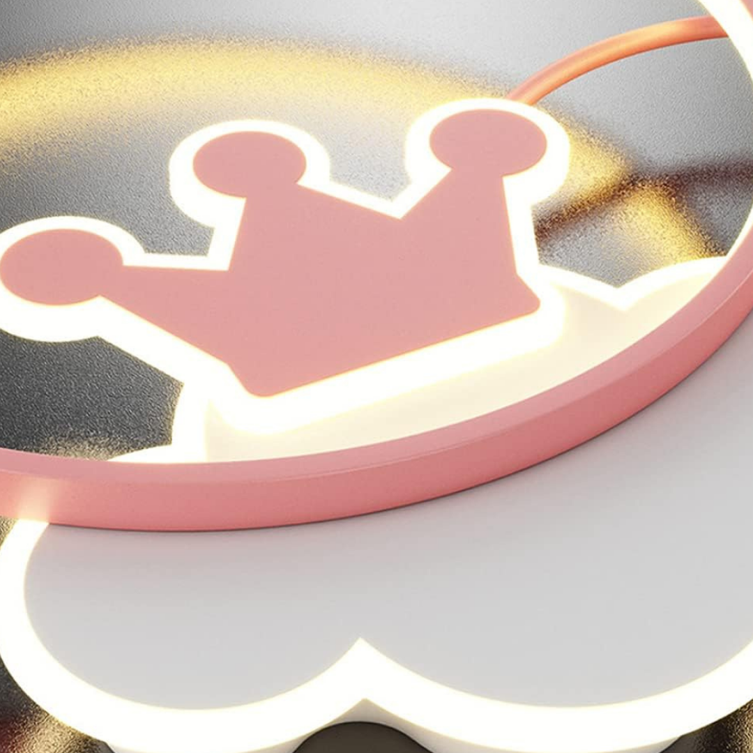 Lustra LED 110W Pink Majesty Telecomanda Echivalent 300W