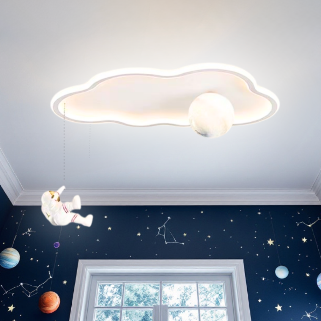 Lustra LED 144W Moonwalk Cloud Telecomanda Echivalent 400W