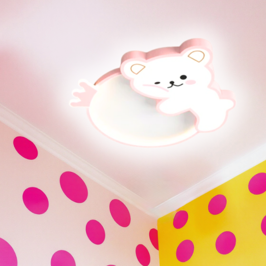 Lustra LED 96W Happy Bear cu Telecomanda Echivalent 400W