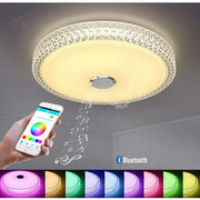 Plafoniera LED SMART 120W RGB+CCT cu Boxa Bluetooth si Telecomanda