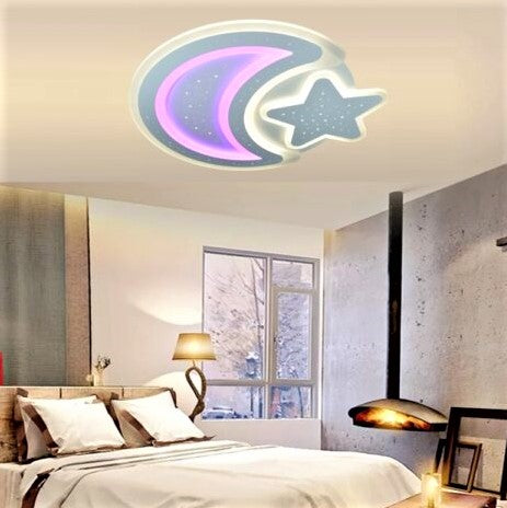 LUSTRA LED 164W MOON RGB 50cm Telecomanda