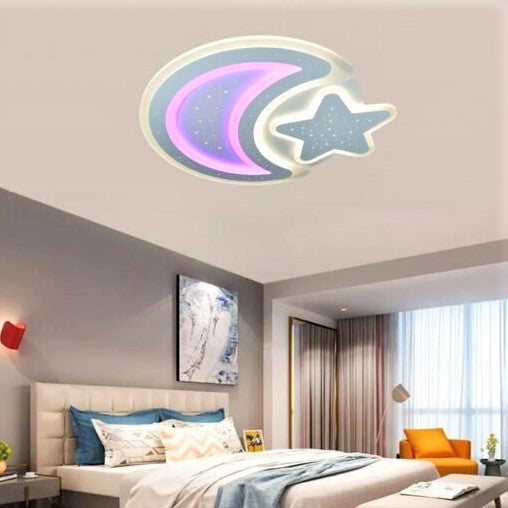 LUSTRA LED 164W MOON RGB 50cm Telecomanda