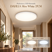 Plafoniera LED 40W Rotunda DAHLIA White 37CM