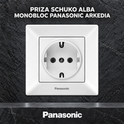 Priza Schuko Alba Monobloc Panasonic Arkedia