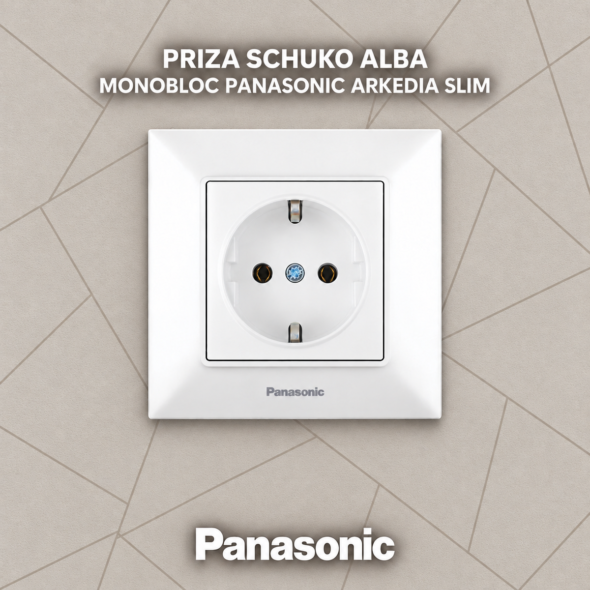 Priza Schuko Alba Monobloc Panasonic Arkedia Slim