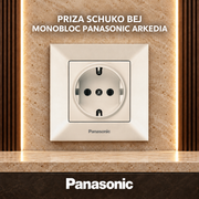 Priza Schuko Bej Monobloc Panasonic Arkedia