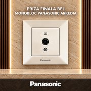Priza TV Finala Bej Monobloc Panasonic Arkedia