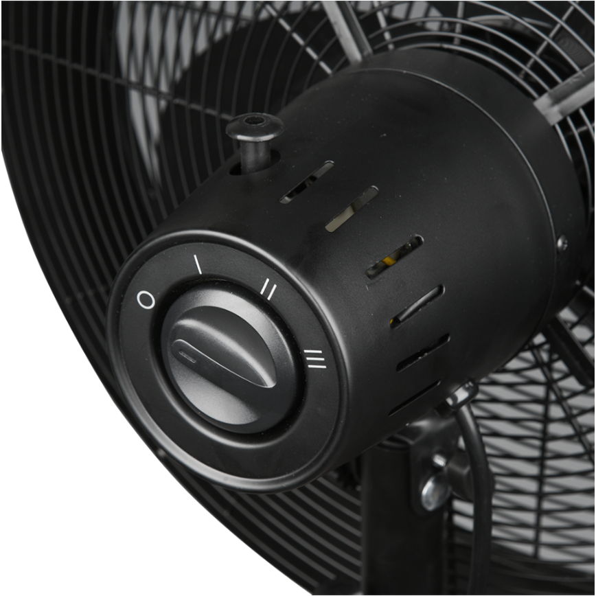 Ventilator Oscilant Viking Black & Wood cu 3 Moduri Viteza