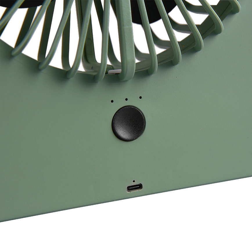 Ventilator cu Acumulator Breezy Green cu 3 Moduri Viteza