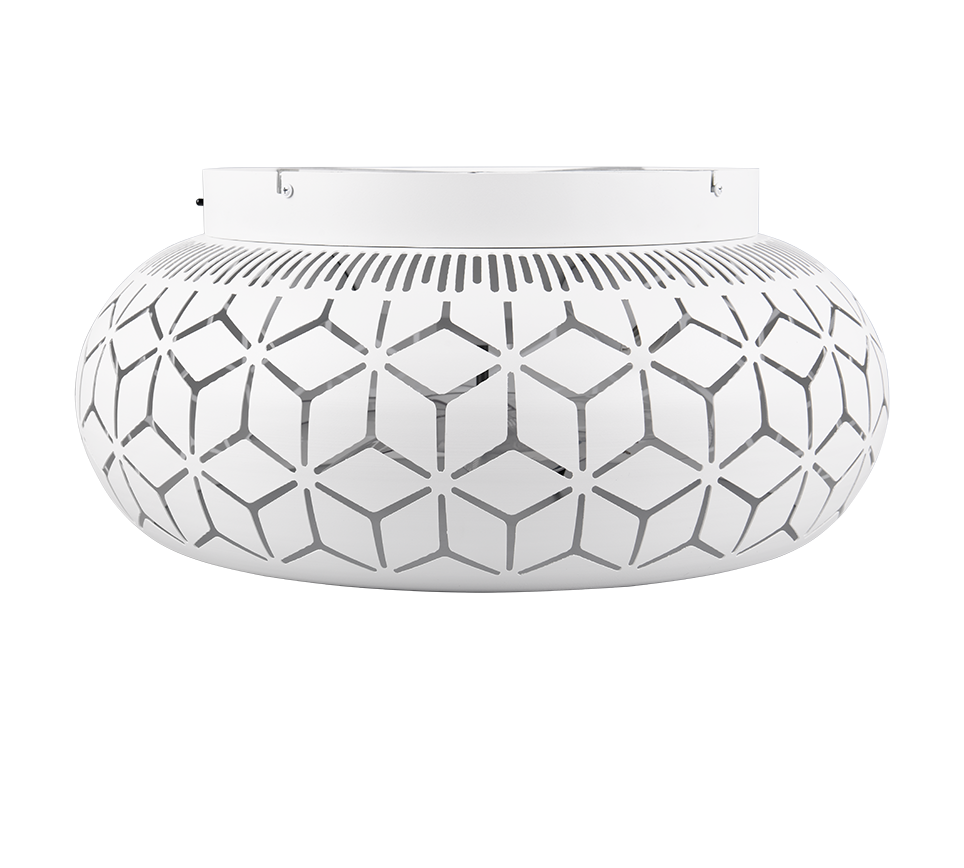 Lustra Bidar White cu Ventilator si Telecomanda Premium Germany