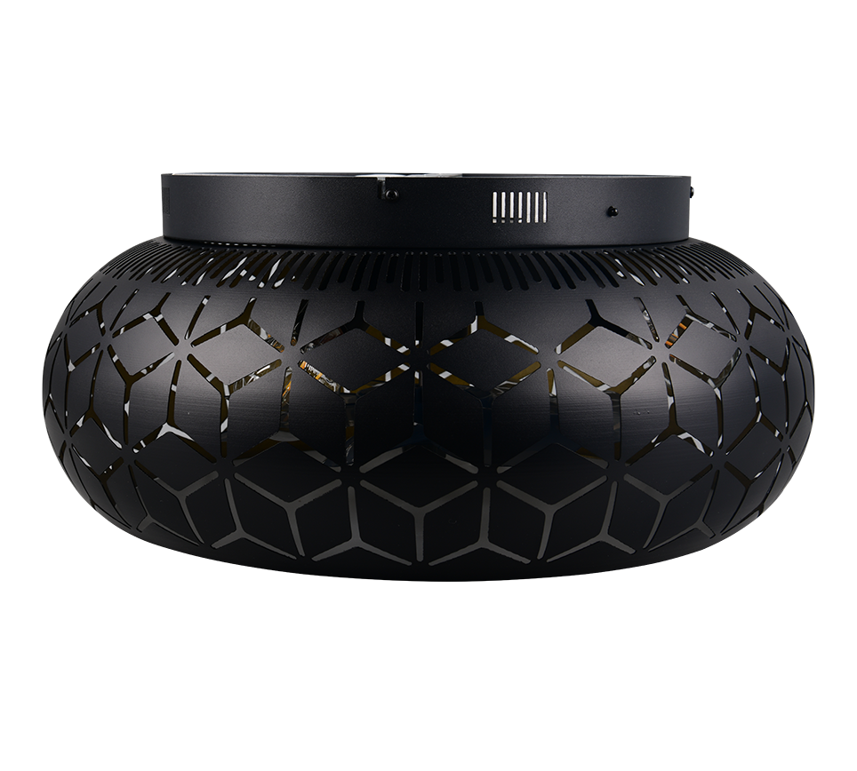 Lustra Bidar Black cu Ventilator si Telecomanda Premium Germany