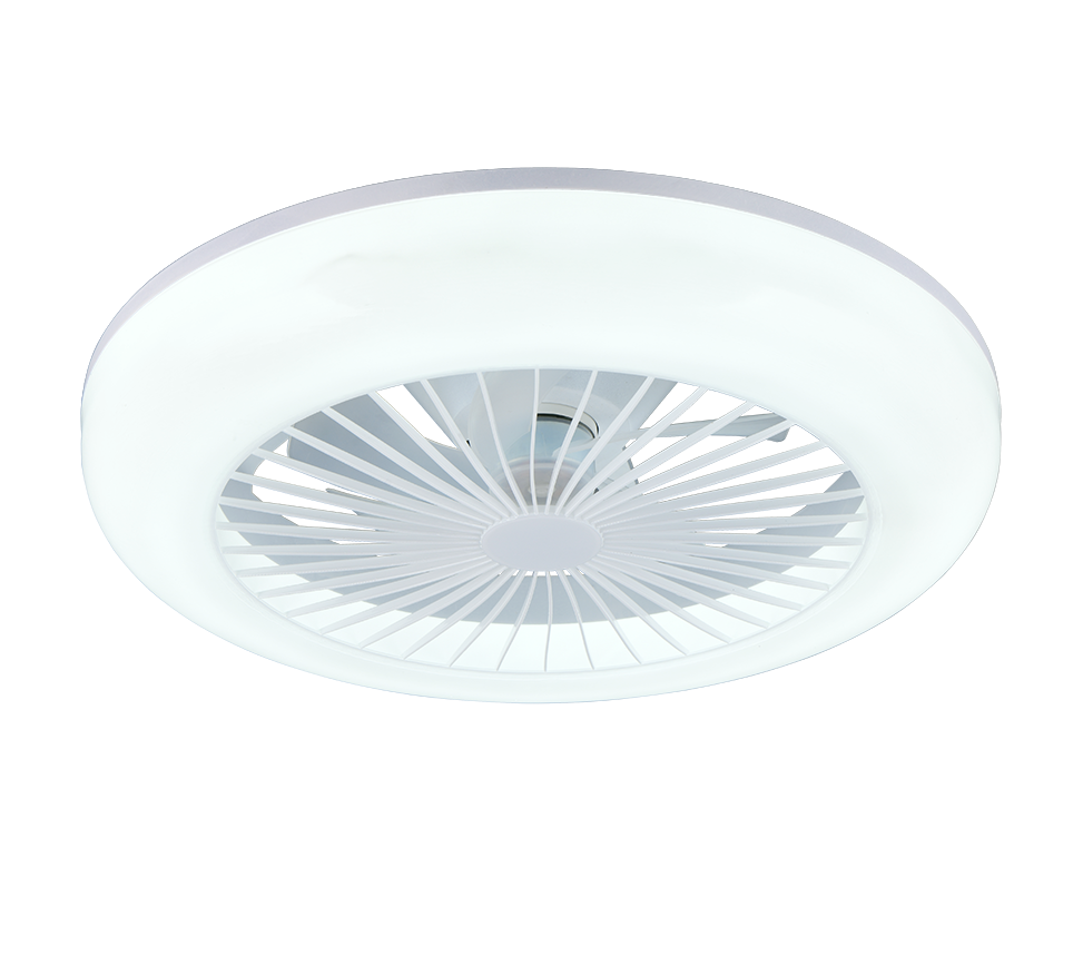 Lustra LED Mora White cu Ventilator si Telecomanda Premium Germany