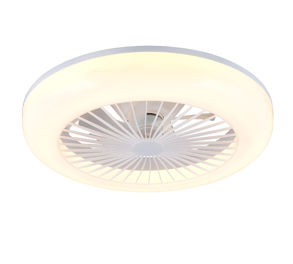 Lustra LED Mora White cu Ventilator si Telecomanda Premium Germany