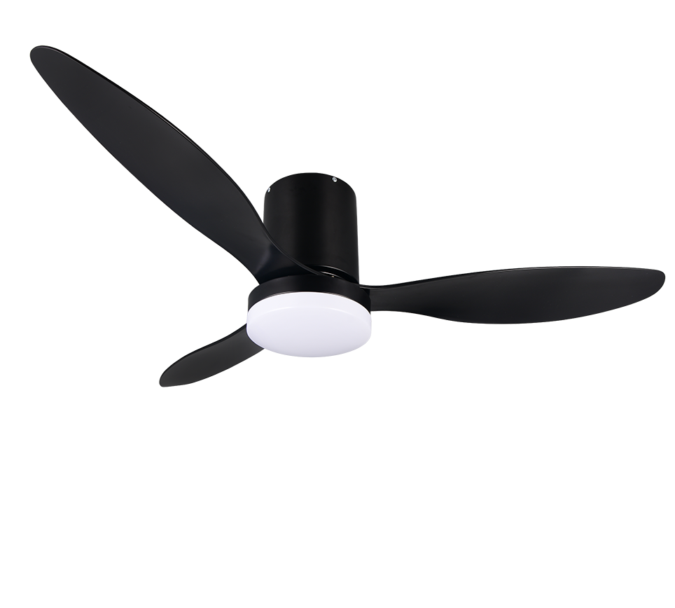 Lustra LED Goteborg Black cu Ventilator si Telecomanda Premium Germany