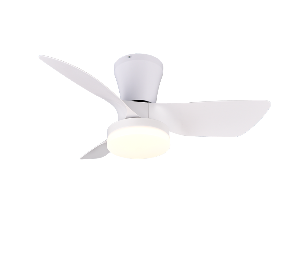Lustra LED Randers White cu Ventilator si Telecomanda Premium Germany
