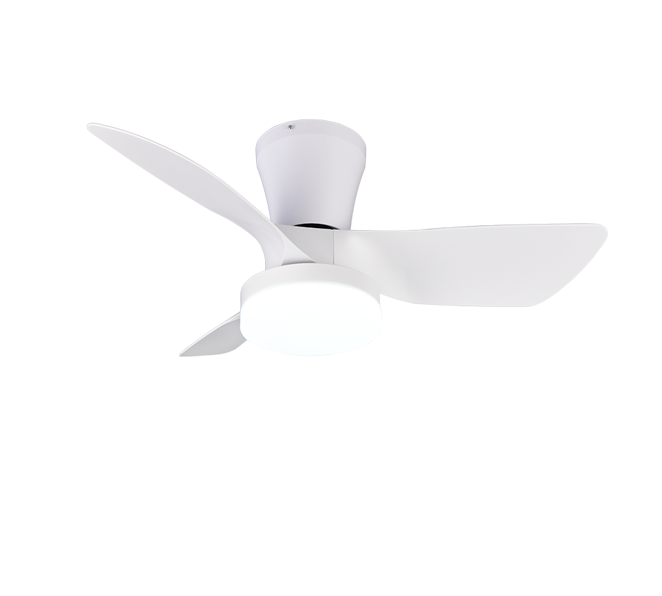 Lustra LED Randers White cu Ventilator si Telecomanda Premium Germany