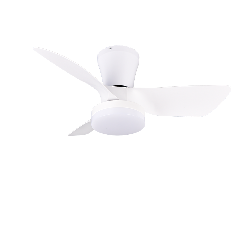 Lustra LED Randers White cu Ventilator si Telecomanda Premium Germany