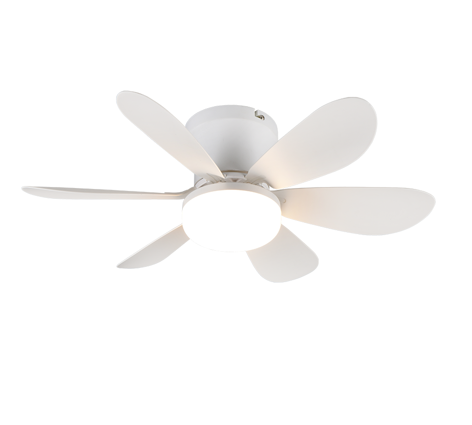 Lustra LED Lund White cu Ventilator si Telecomanda Premium Germany