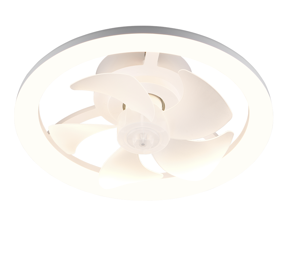 Lustra LED Pajala White cu Ventilator si Telecomanda Premium Germany