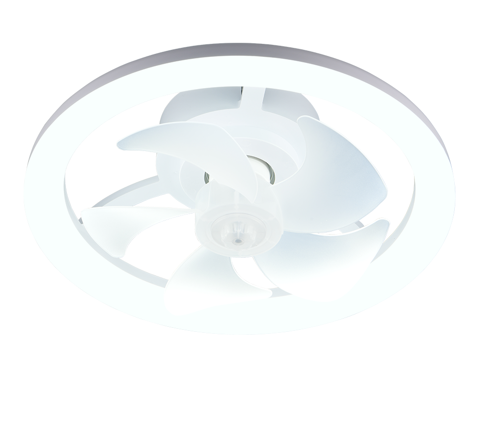 Lustra LED Pajala White cu Ventilator si Telecomanda Premium Germany