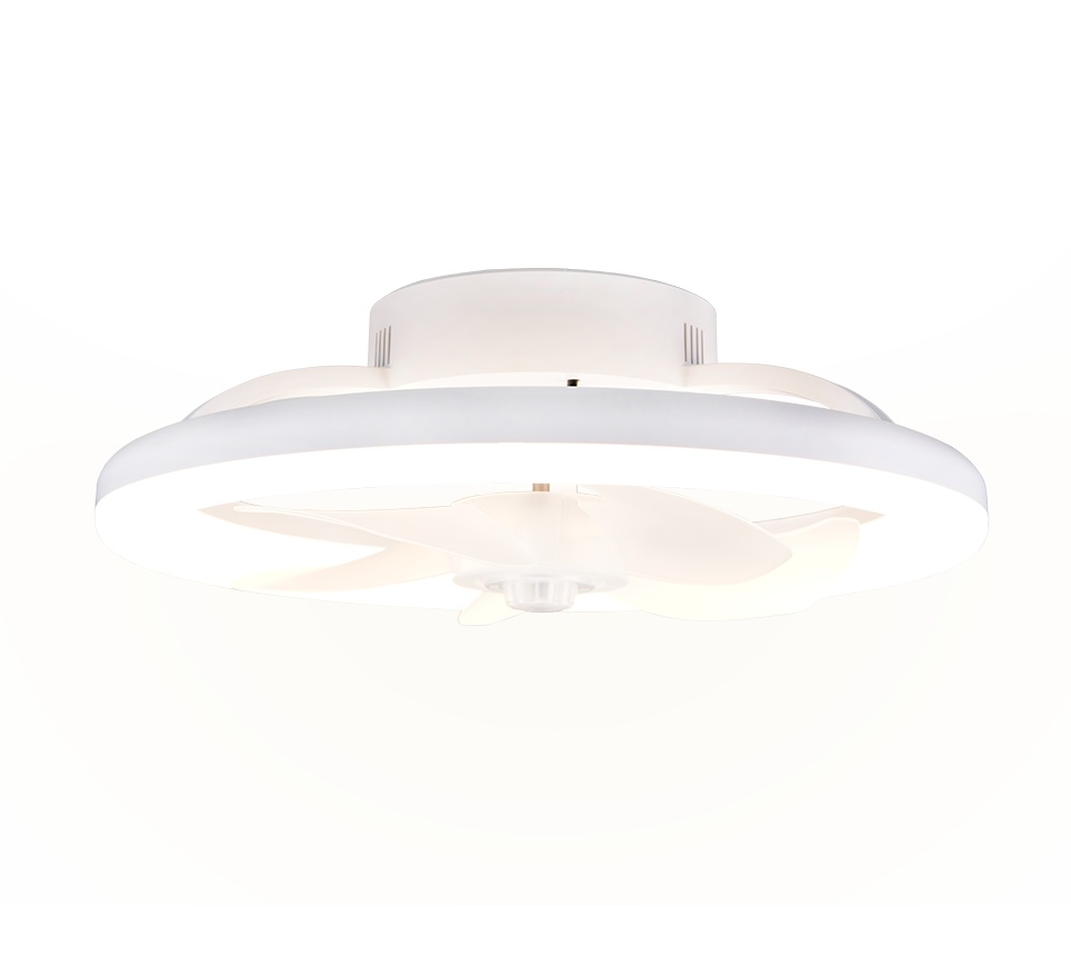 Lustra LED Pajala White cu Ventilator si Telecomanda Premium Germany