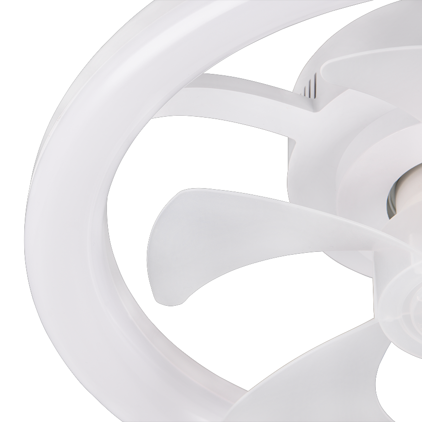 Lustra LED Pajala White cu Ventilator si Telecomanda Premium Germany
