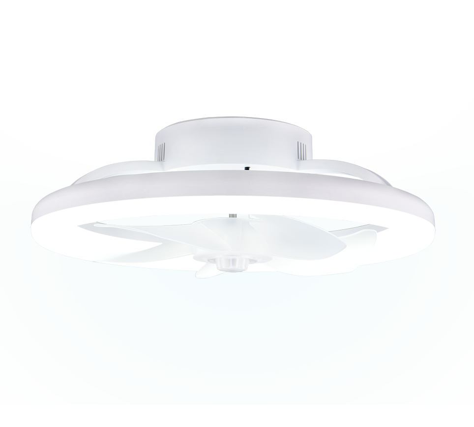Lustra LED Pajala White cu Ventilator si Telecomanda Premium Germany
