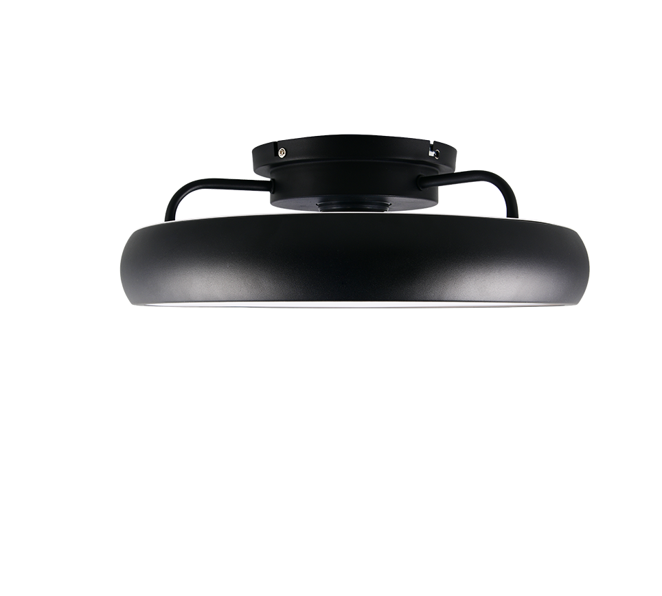 Lustra LED Muonio Black & White cu Ventilator si Telecomanda Premium Germany