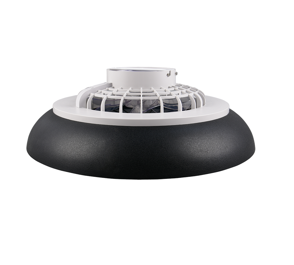 Lustra LED RGB Svaerholt Black cu Ventilator si Telecomanda Premium Germany